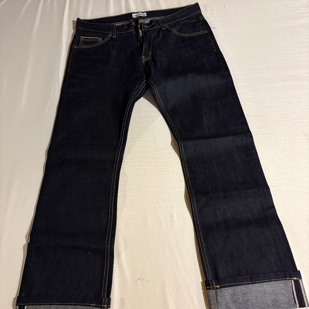 Men’s Jimmy Song Jeans, Selvedge raw denim